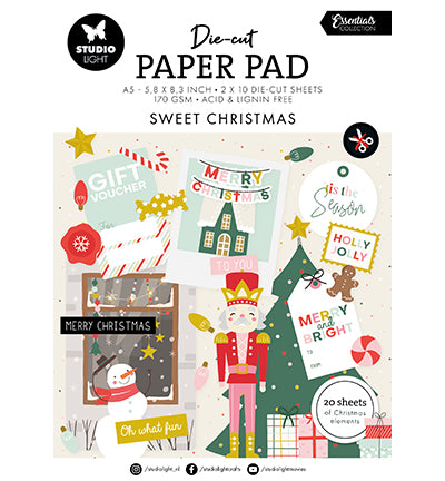 SL Essentials collection | Die-cut paper pad Sweet Christmas