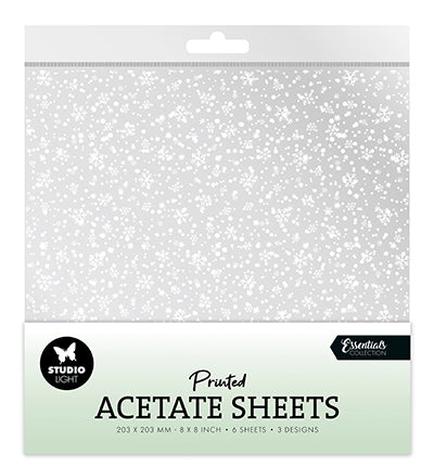 SL Essentials Collection | Acetate sheets Snowflakes nr.08