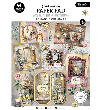 SL Essentials collection | Card making paper pad Romantic Christmas