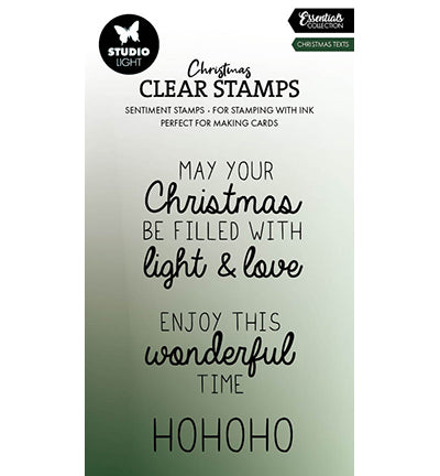 SL Clearstamps Christmas texts Essentials nr.696