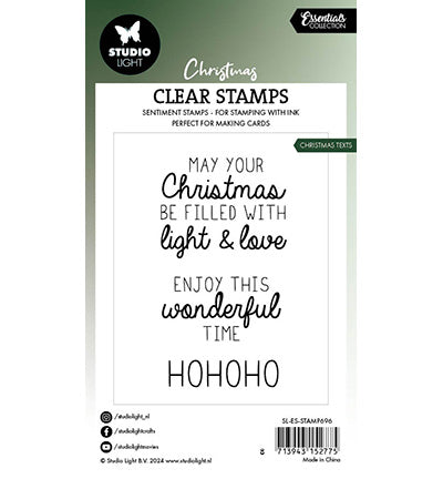 SL Clearstamps Christmas texts Essentials nr.696