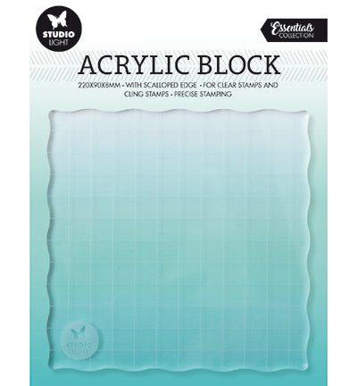 SL Acrylic stamp block with grid Essentials nr.04