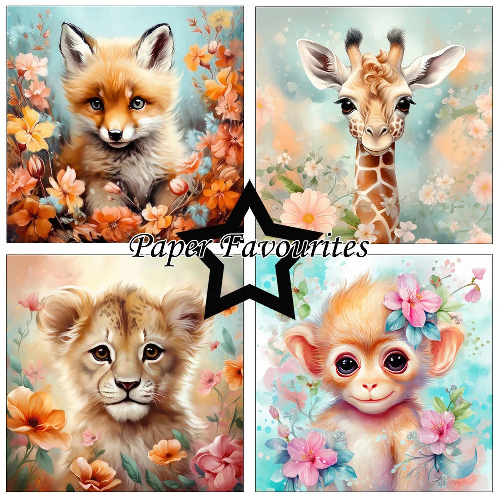 Paper Favourites | 15x15cm Paperpack Baby Animals