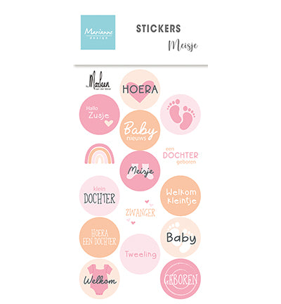 MD Stickers Meisje by Marleen CA3183