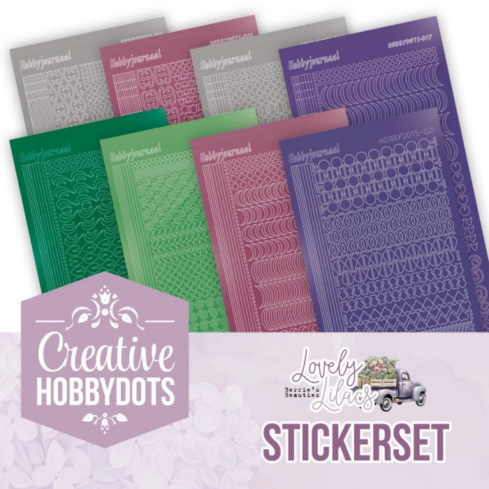 Creative Hobbydots stickerset Lovely Lilacs