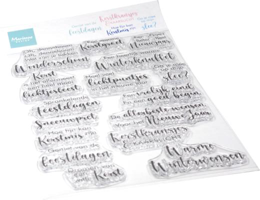 MD Clearstamps Sprankelende Feestdagen CS1169