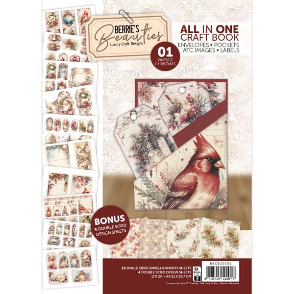 Berries Beauties - All-In-One Craft Book 1 - Vintage Christmas