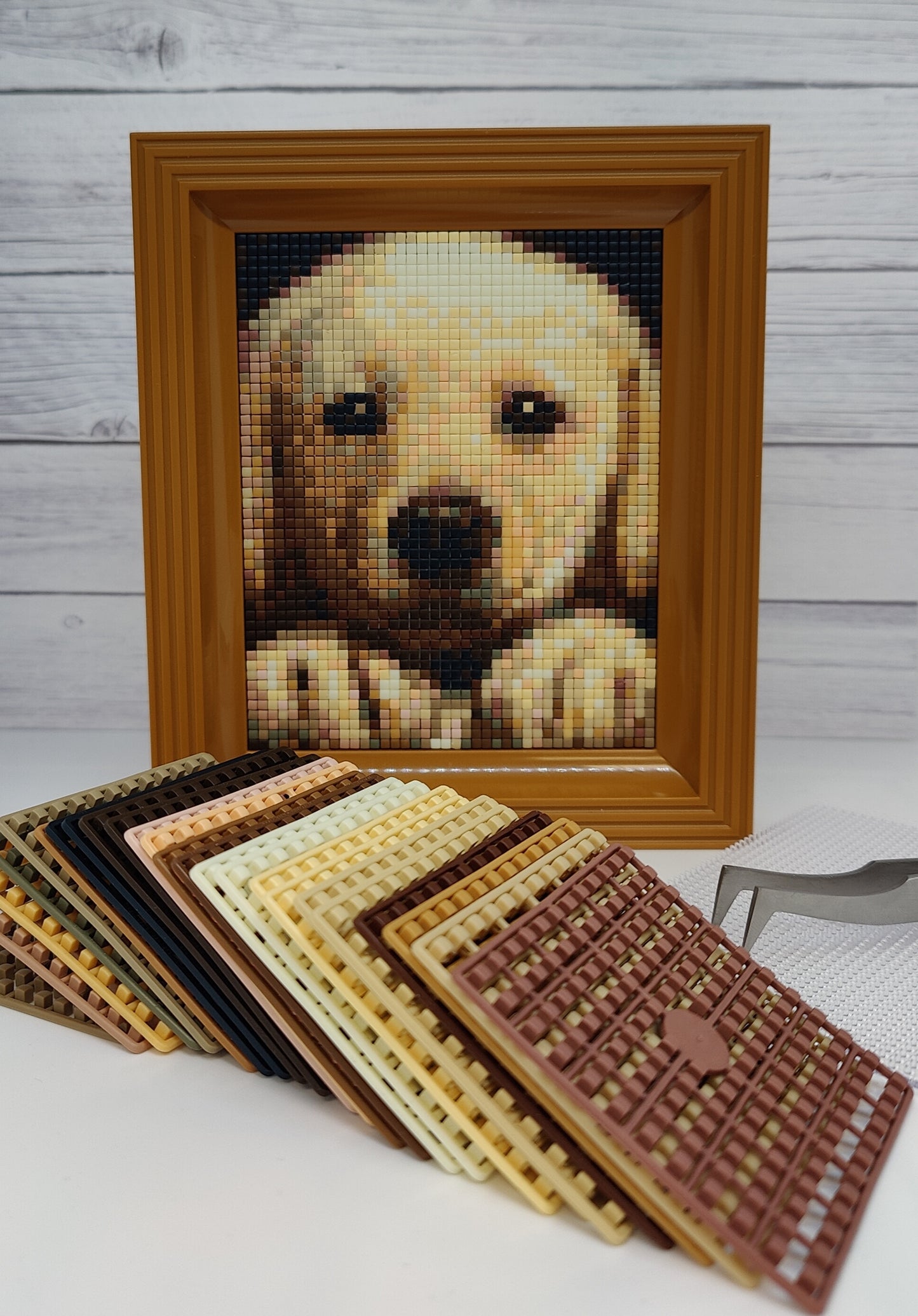 Pixelhobby set Golden retrieverpup