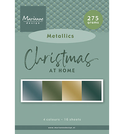 MD Paperpad Christmas at home metallics PK9194