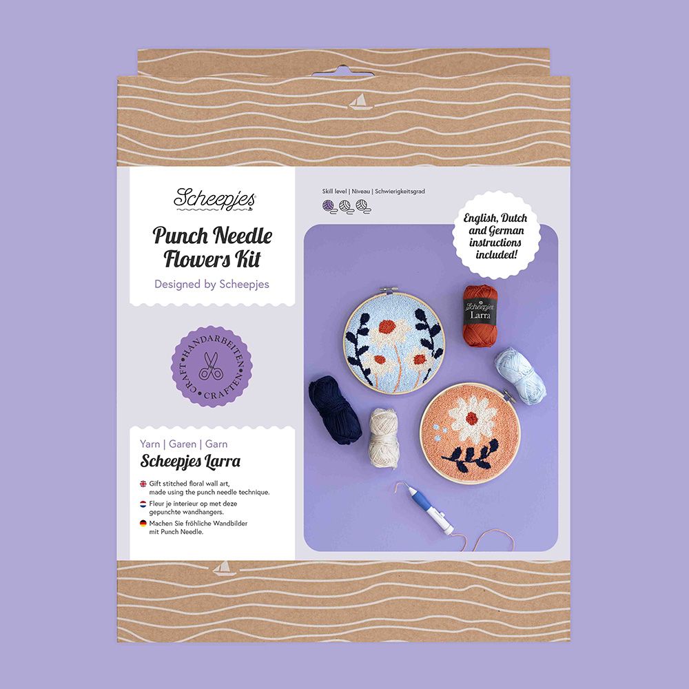 Scheepjes Punch Needle Kit | Flowers