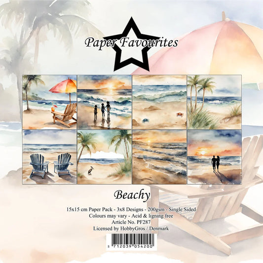 Paper Favourites | 15x15cm Paperpack Beachy