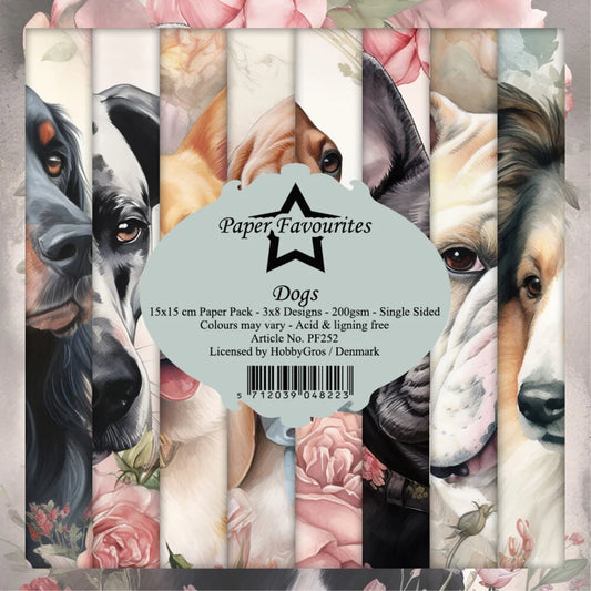 Paper Favourites | 15x15cm Paperpack Dogs