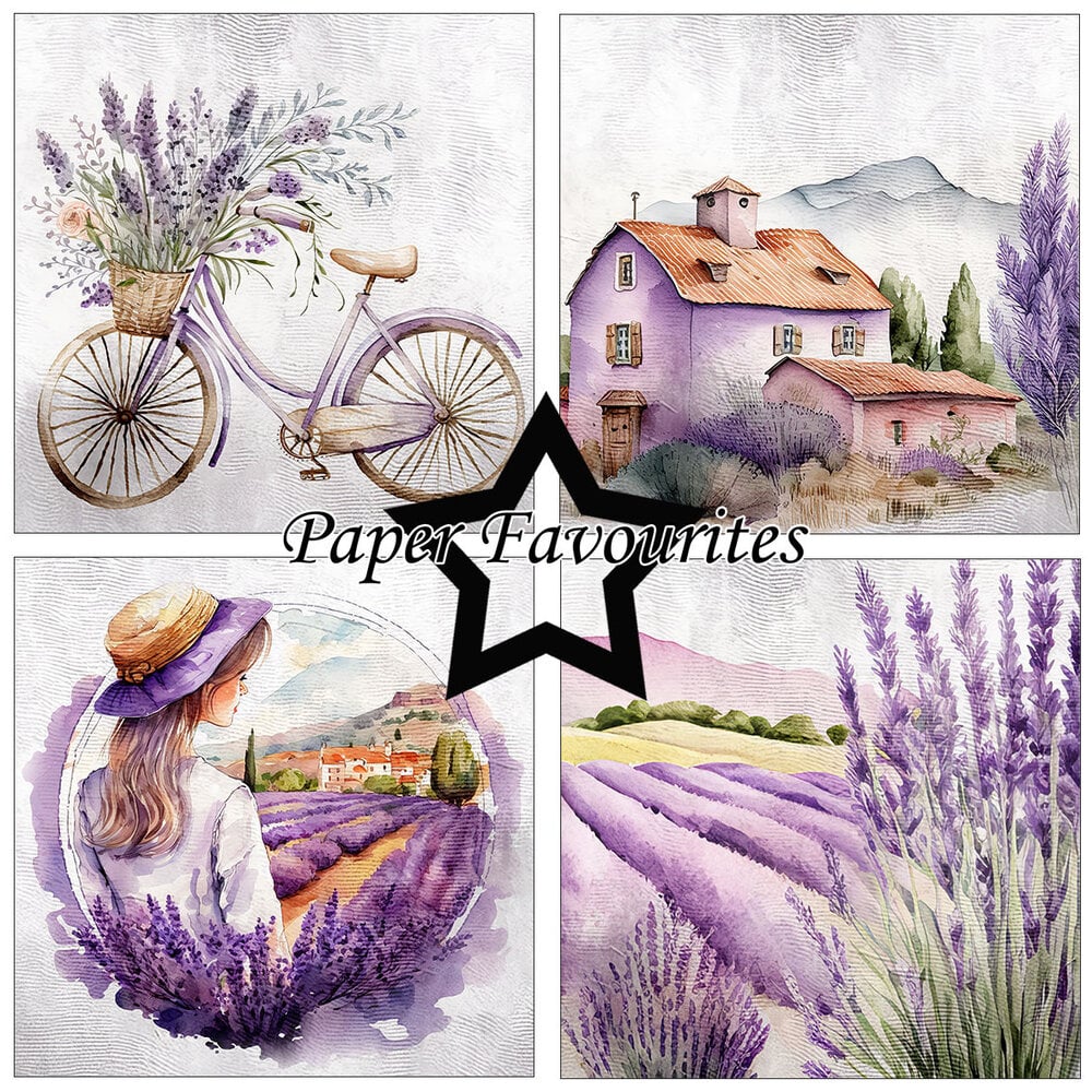 Paper Favourites | 15x15cm Paperpack Lavender PF273