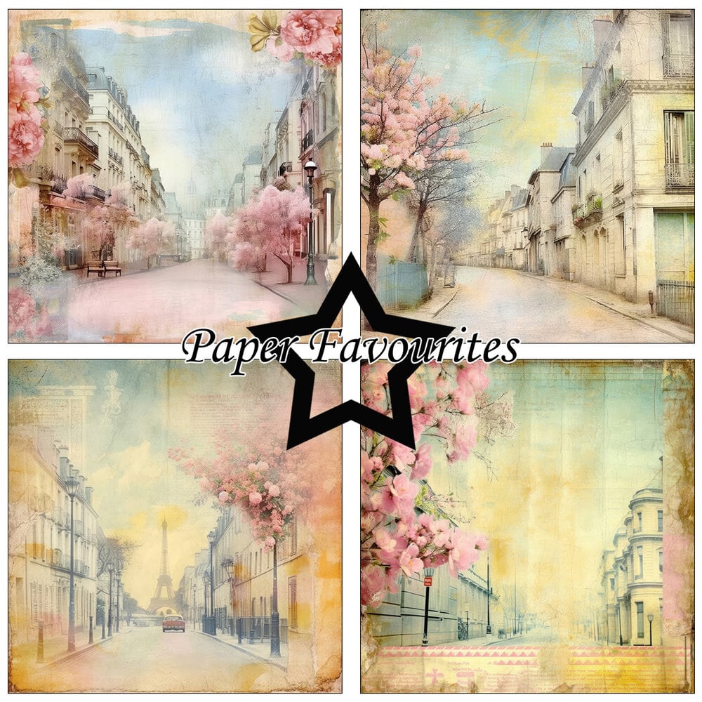 Paper Favourites | 15x15cm Paperpack Parisian Streets