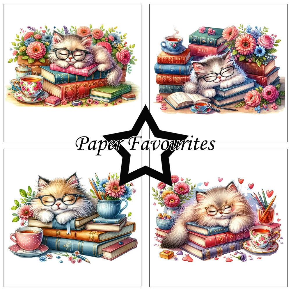 Paper Favourites | 15x15cm Paperpack Sleeping cats