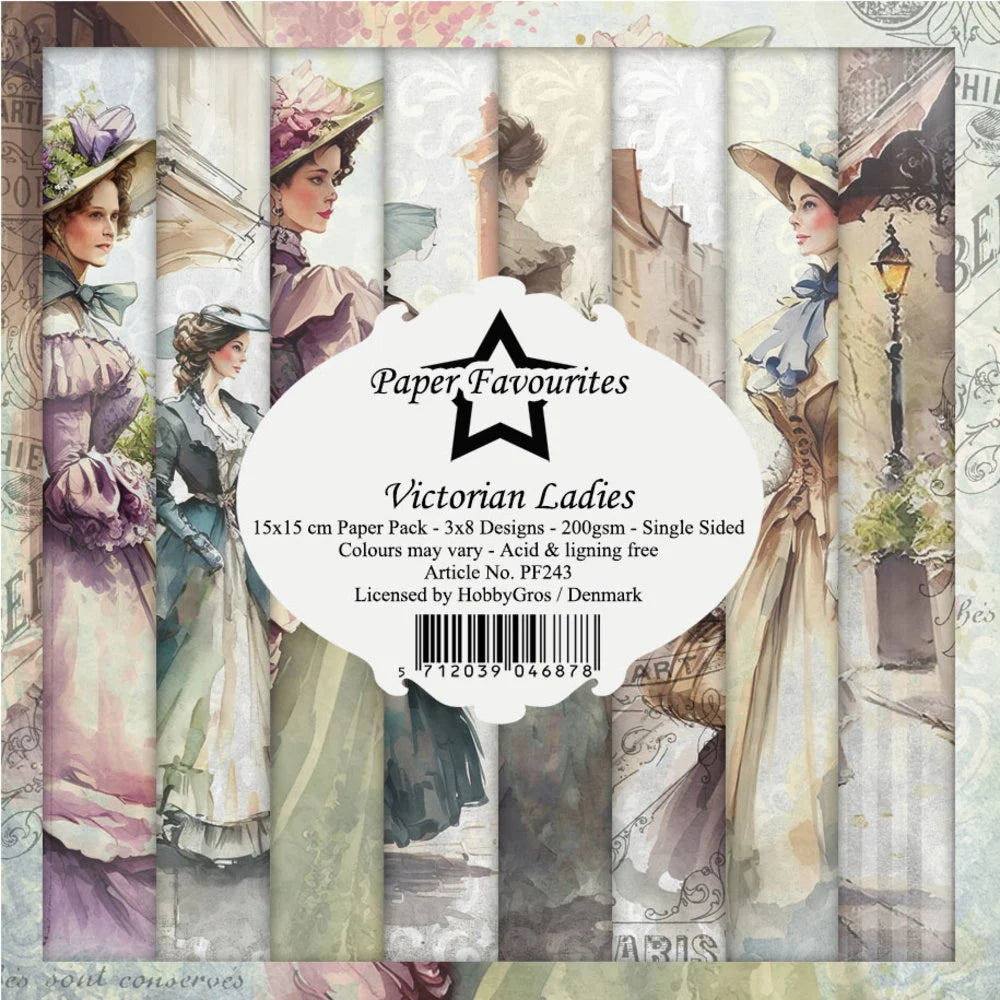 Paper Favourites | 15x15cm Paperpack Victorian Ladies