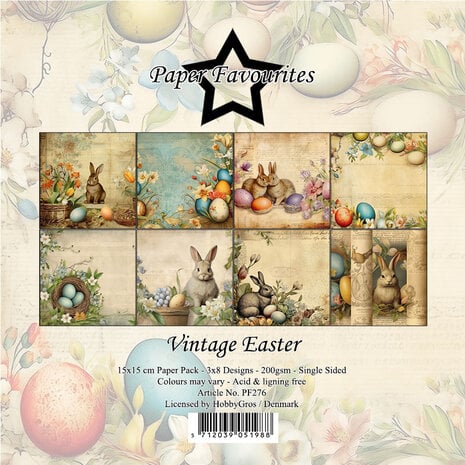 Paper Favourites | 15x15cm Paperpack Vintage Easter