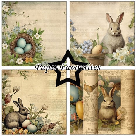 Paper Favourites | 15x15cm Paperpack Vintage Easter