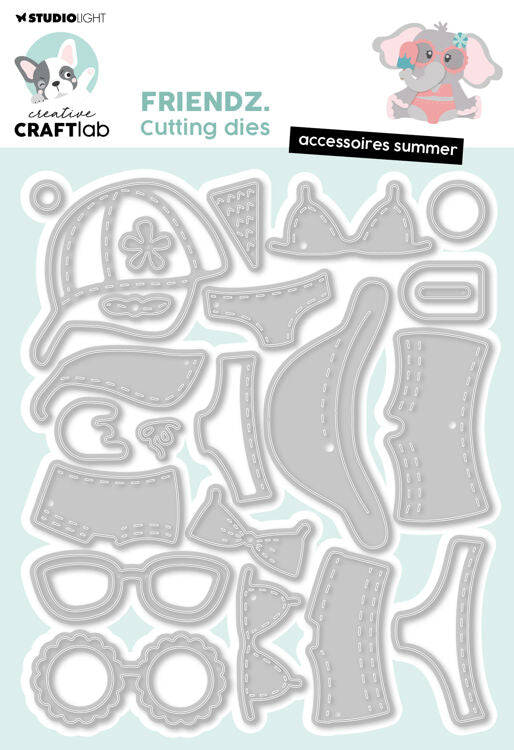 SL Creative Craftlab Essentials Cutting Die Accessoires summer Friendz nr.834